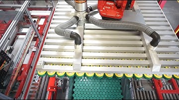 Robotic Palletizer, Plastic Caps - BW Integrated Systems
