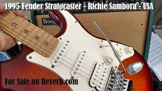 SOLD - 1995 Fender Stratocaster - Richie Sambora - USA