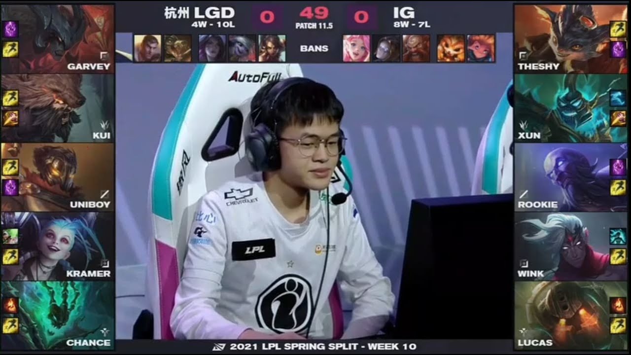 New star games / 2021LPLmùa xuân , mùa giải 2021 LGDvsIG 0325 1 / video các beta