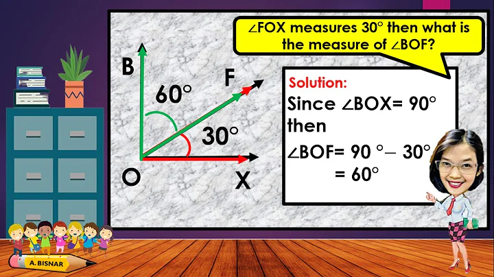 Complementary Angles - Solving x to find the missing value of Angles that are Complementary