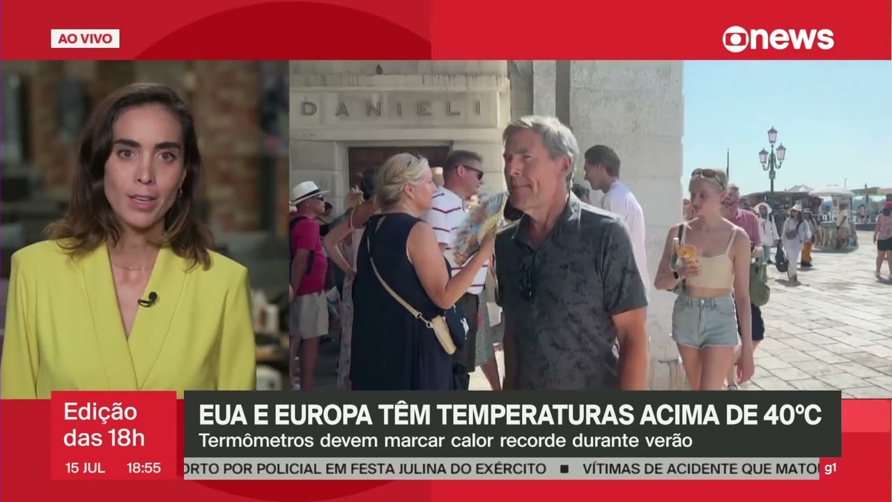 Reportagem da Globonews sobre mudanças climáticas