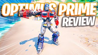 Optimus Prime&#39;s Fortnite Set Is MISSING The Truck Transformation Emote! (Tier 100 EARLY Gameplay)