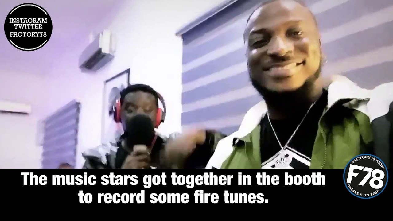 Wande Coal & Peruzzi Cooking New Music Together