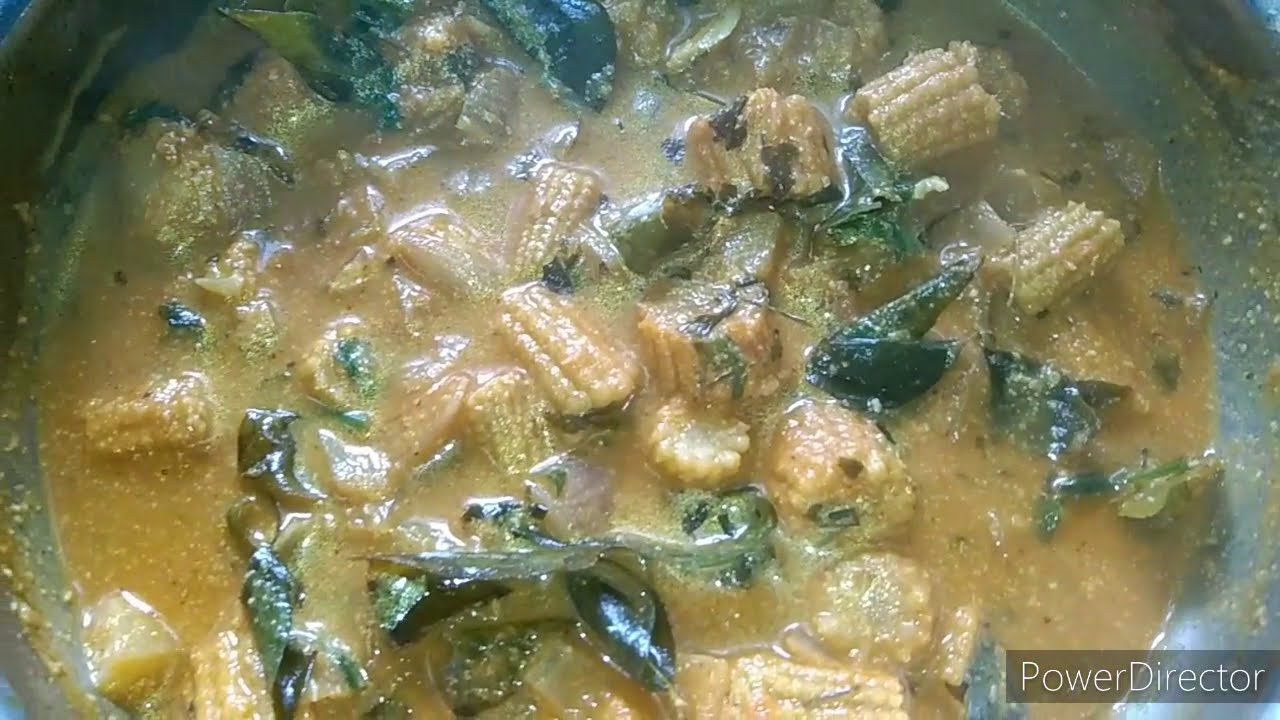 Baby Corn Baby Corn Masala Gravy Recipe In Tamil Chithra's samayal
