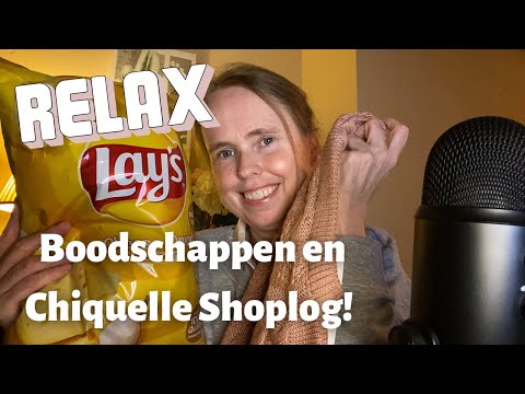 ASMR Relaxen Met Boodschappen en Kleding Shoplog! | ASMR Nederlands