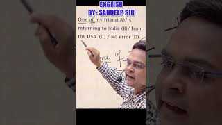 English Error Detection Ka Dar Khatam! 😱 | SSC, Bank, BSSC | Part 17 | By Sandeep Sir