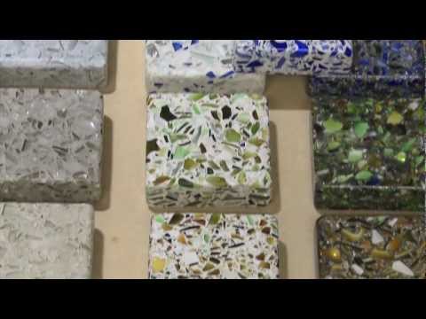 Eco Friendly Countertops Recycled Glass Concrete Counters