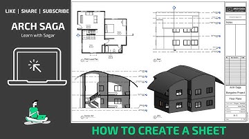 How to create SHEETS | Revit Tutorial in English | Tutorial #20