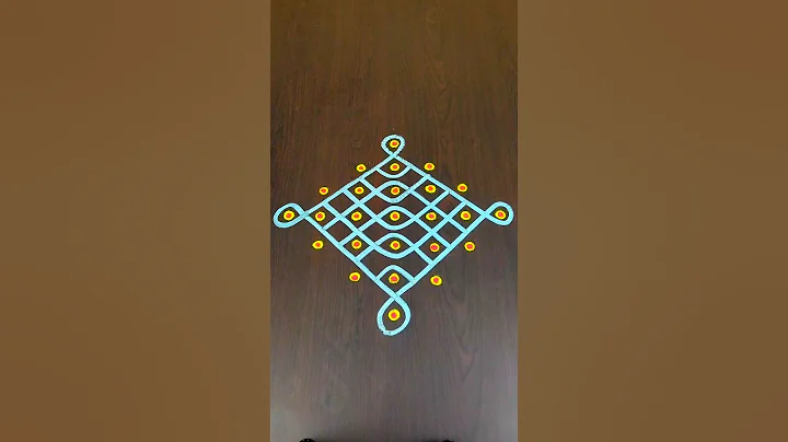 Easy Kolam For Beginners @RoopaRangoli #shorts #rangoli #kolam #muggulu #padikolam #kolangal