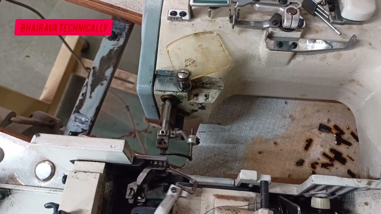 SIRUBA Fat lock machine F007 Belt Timing video