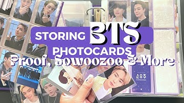 Storing BTS Photocards 💜 And Downsizing SOME of my Collection