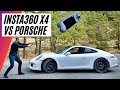 Insta360 x4 vs porsche 911 carrera 4 gts