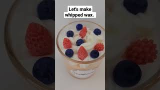Mix,Mix,Mix for Whipped Wax.#candle #shortvideo #shorts #candlebusiness #whippedwax #dessertcandle