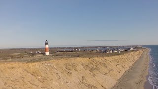 Moving Sankaty Lighthouse in Sconset on Nantucket Island
