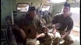 Mission militaire au Mali Vive infanterie de marine "Quand tu es loin de chez toi...." chords