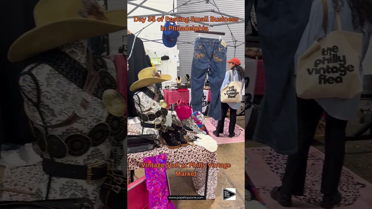 Vintage Stall at Philly Vintage Market