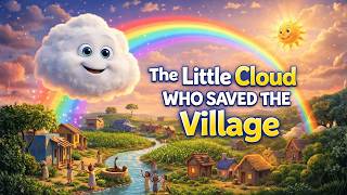 The Little Cloud Who Saved the Village ☁️🌧️🌈| Magical Kids Story | Bedtime Story for Children