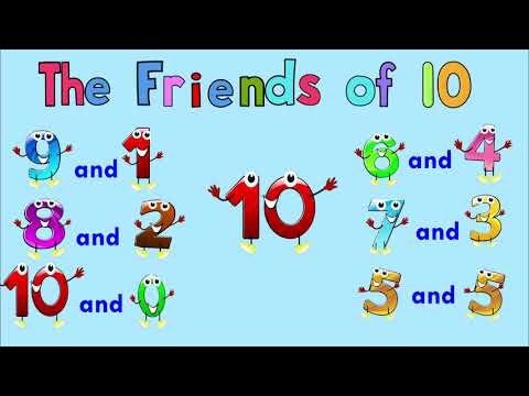 ⁣The Friends of 10 (Special Extended Version) Addition facts to 10
