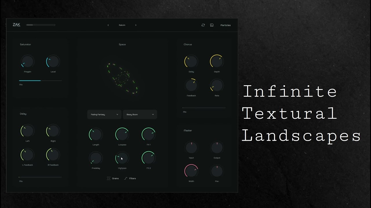 ZAK Sound - Particles: A multi-effect plugin with a textural twist