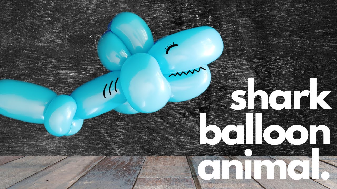 BABY SHARK BALLOON: How to Make Balloon Animal for Beginners  #babysharkballoon #balloonanimal 