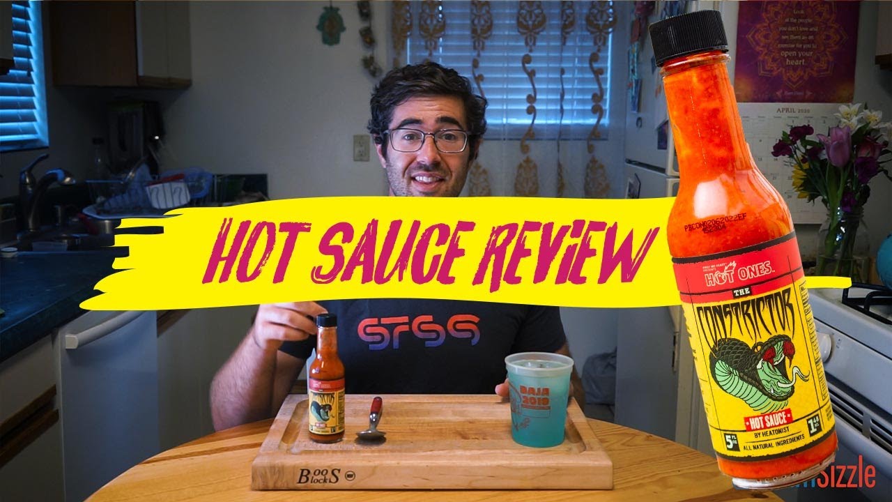 Hot Ones THE CONSTRICTOR Hot Sauce Review!!! YouTube