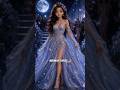 Became moonlight✨️ #ai #viral #fashion #trendingreels #dress #ytshorts #aidress #moondress #blue