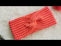 Crochet Head band | ربطه شعر بالكروشيه بطريقه جدا سهله