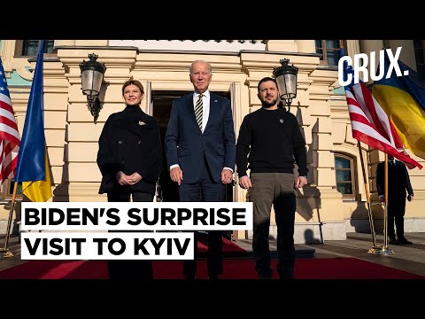 US President Joe Biden Meets Zelensky In Surprise Visit To Kyiv, Promises More Weapons For Ukraine