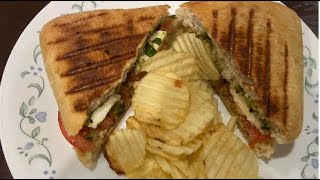 Ciabatta sandwich || "Panera" style sandwich, healthy, quick and easy to make