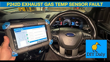 Ford Ranger P242D Exhaust gas temp sensor circuit fault code fixed