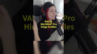 Rating pro VALORANT players hinge profiles [PART 2] SR BCJ edition #hinge #valorant #proplayer