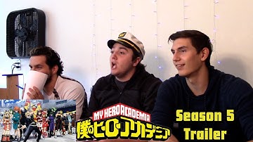 Custodians REACT to MY Hero Academia Season 5 Trailer (2 minute trailer, 40 minute video)
