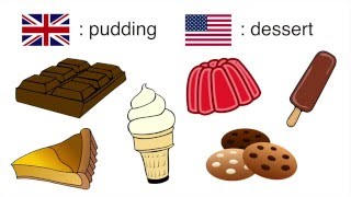 Differences in UK and US English Vocabulary: Food