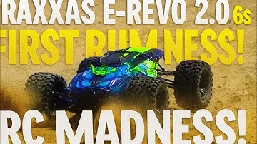 TRAXXAS E-REVO 2.0 VXL 6s – First Run RC Madness! Extreme Speed, Big Air & Carnage