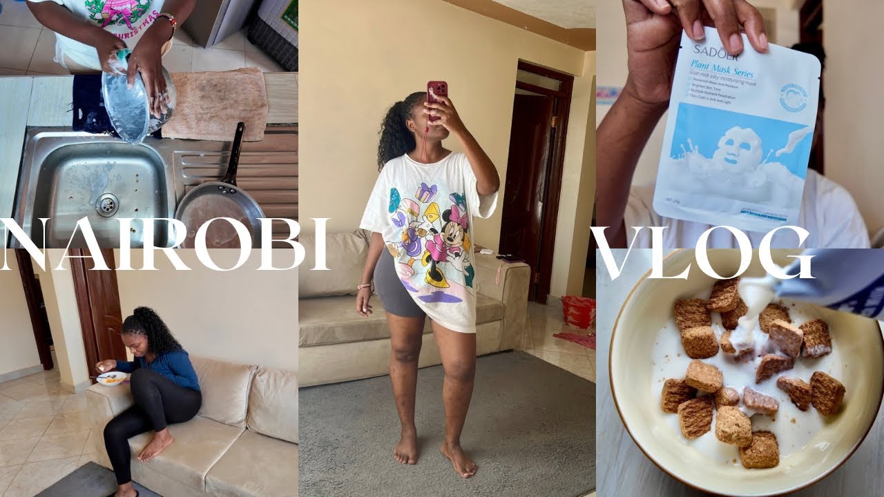 Living Alone in Nairobi | Reset Vlog + Cooking + New Brand work + Life ...