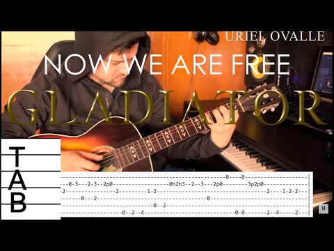 Tutorial Now We Are Free - Gladiator . Guitar Tabs