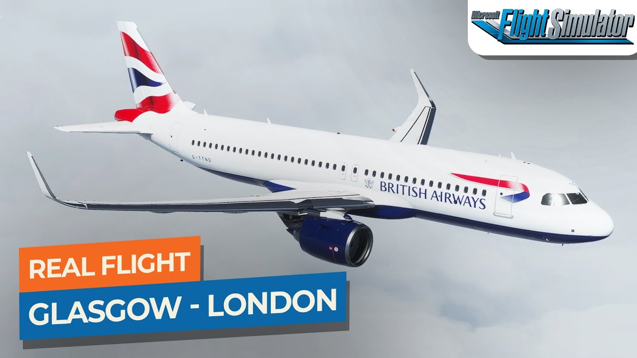 [Real Flight] Glasgow to London Heathrow Airbus A320neo British