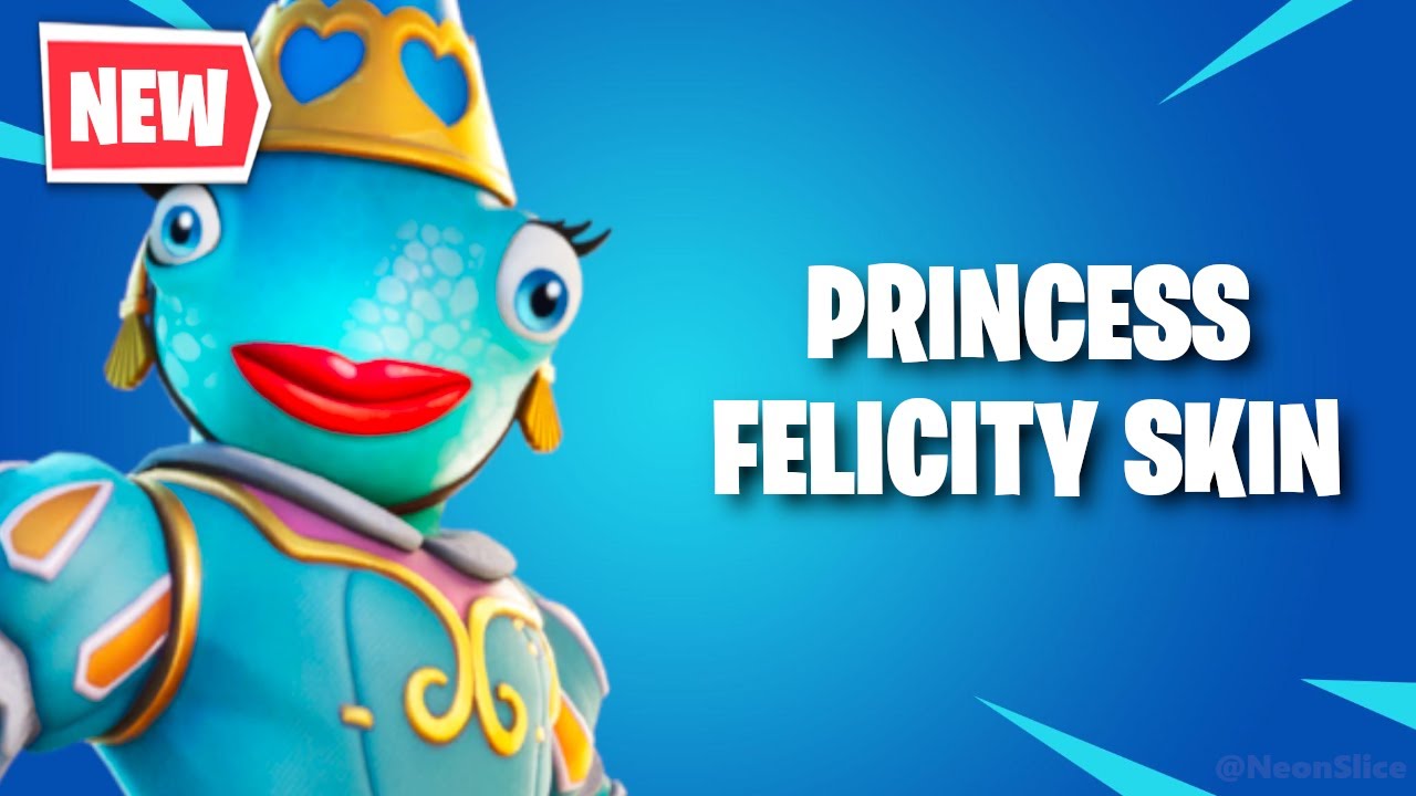 *NEW* PRINCESS FELICITY FISH SKIN FORTNITE PRINCESS FISHSTICK SKIN