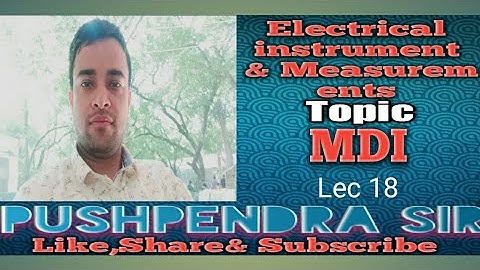 Maximum Demand Indicator energy meter/Upbte/aktu