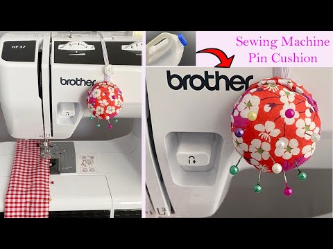 How To Sew A Sewing Machine Pin Cushion Using A Sponge