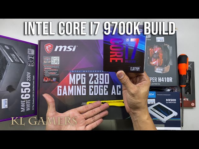 intel Core i7 9700K msi MPG Z390 GAMING EDGE AC HYPER H410R