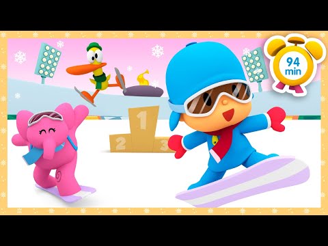 ⛷ POCOYO in ENGLISH - Winter Games Beijing 2022 [94 min] Full