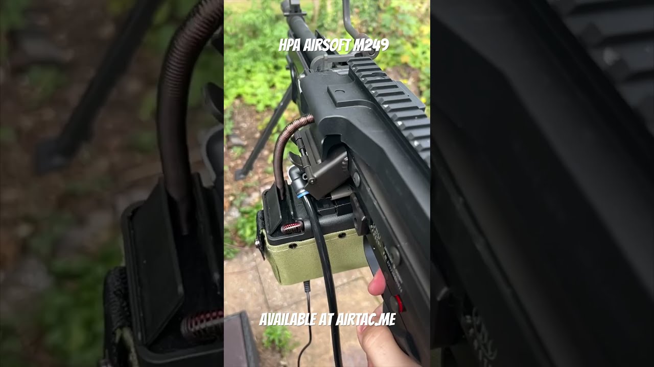 THATS A LOTTA DAMAGE VFC M249 With AIRTAC Box Mag HPA Kit Airsoft Milsim Airsoftnation