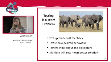 Agile & Automation Days 2015, Janet Gregory, Keynote: Do testers need to code - to be useful?