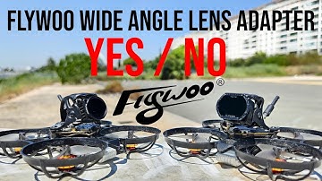 TEST FLYWOO DJI O4 LITE WIDE ANGLE LENS ADAPTER WILL IT HELP OR NO, DO YOU NEED IT