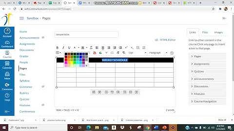 CANVAS TIPS & TRICKS | HOW TO INSERT A TABLE INTO CANVAS | CANVAS FOR EDUCATION