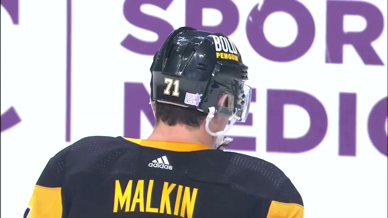 Evgeni Malkin celebrated his smooth shootout winner in the worst