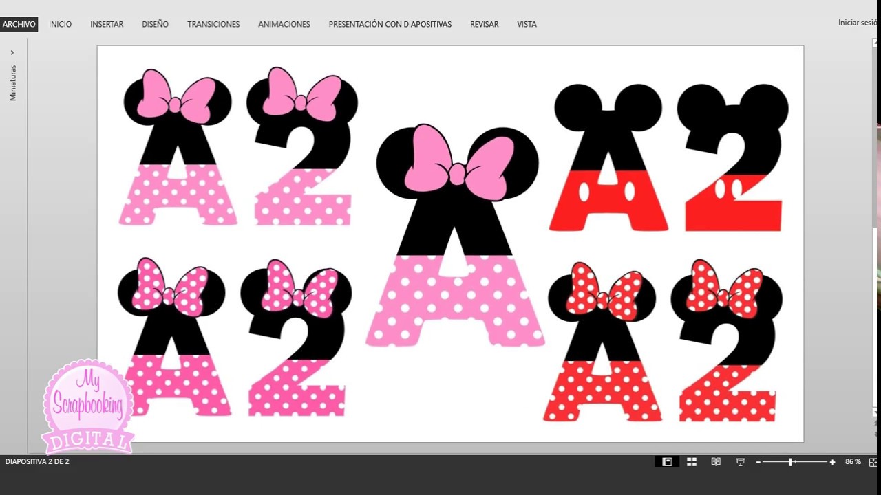 Featured image of post Abecedario Letras Mickey Mouse La anchura var a seg n la