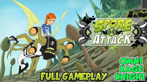 Ben 10: Spore Attack Full Gameplay