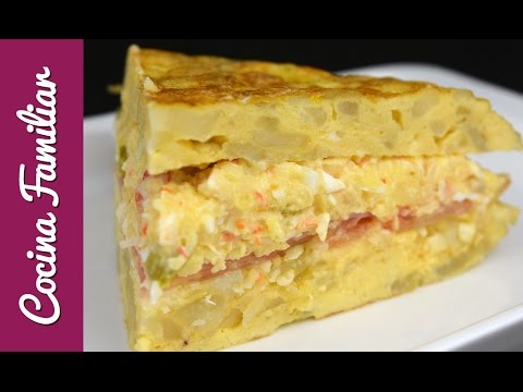 Tortilla de patata rellena con ensaladilla | Javier Romero Cap. 99 - Temporada 2